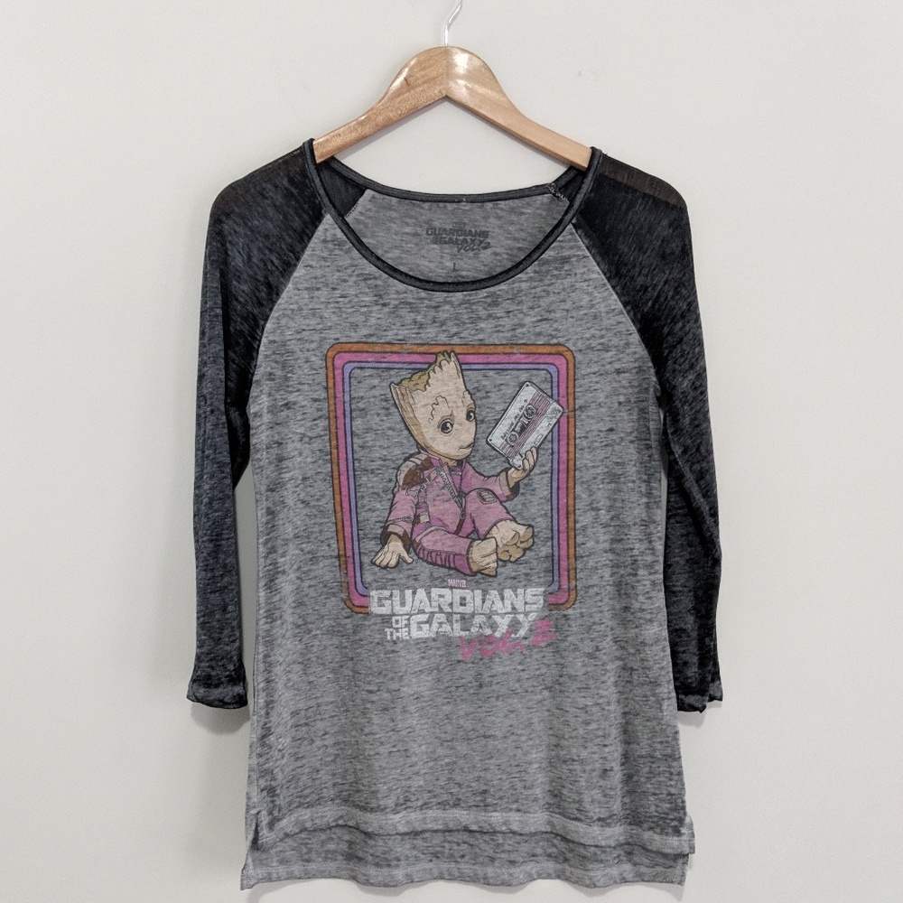 Baby Groot 3/4 Length Shirt Size L
